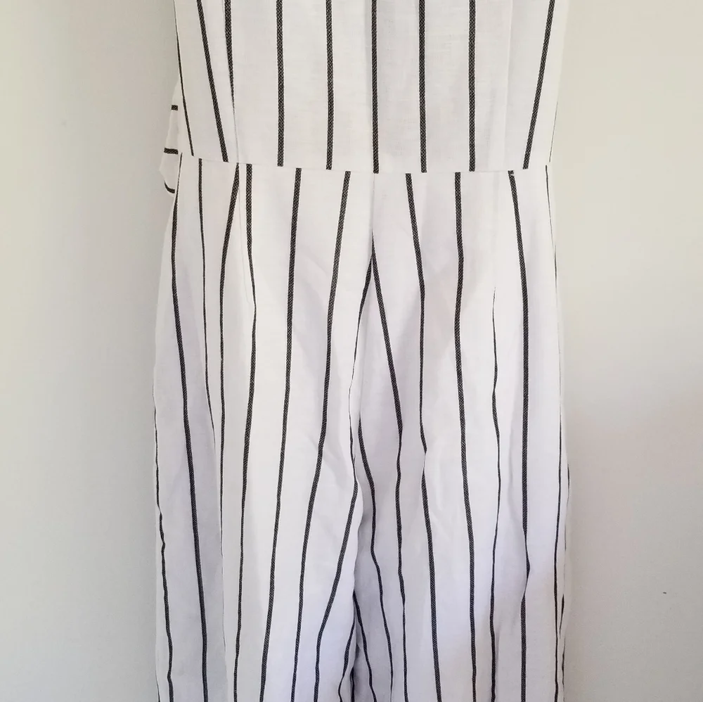 Banana Republic stripe jumpsuit